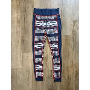 Kari Traa Women's Silja Wool Blend Baselayer Pants Size Large Outdoor Leggings